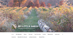 Desktop Screenshot of mylittlesheep.com